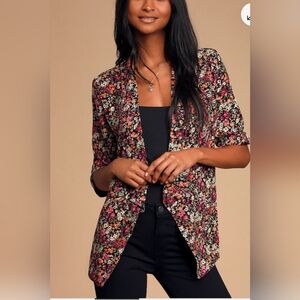 Lulu's Floral Women's Blazer